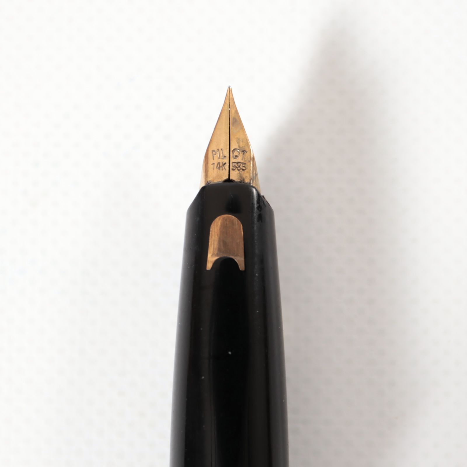 PILOT パイロット 軸伸縮式 万年筆 14K 585 ペン先 ショートサイズ