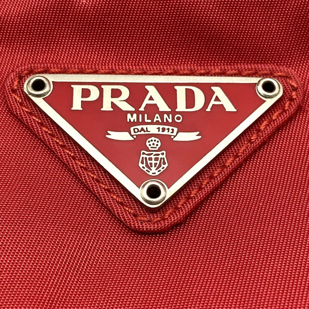 ☆PRADA プラダ ナイロン トートバッグ 赤 ショルダーバッグ レッド 