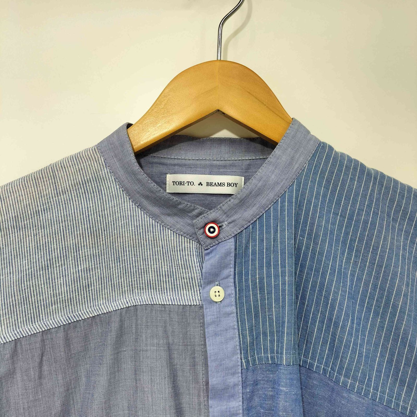 TORI-TO(トリト) 24SS 別注 ヨコフリル 5分袖 シャツ レディース トリト TORI-TO 24SS 別注 ヨコフリル 5分袖 シャツ レディース JPN