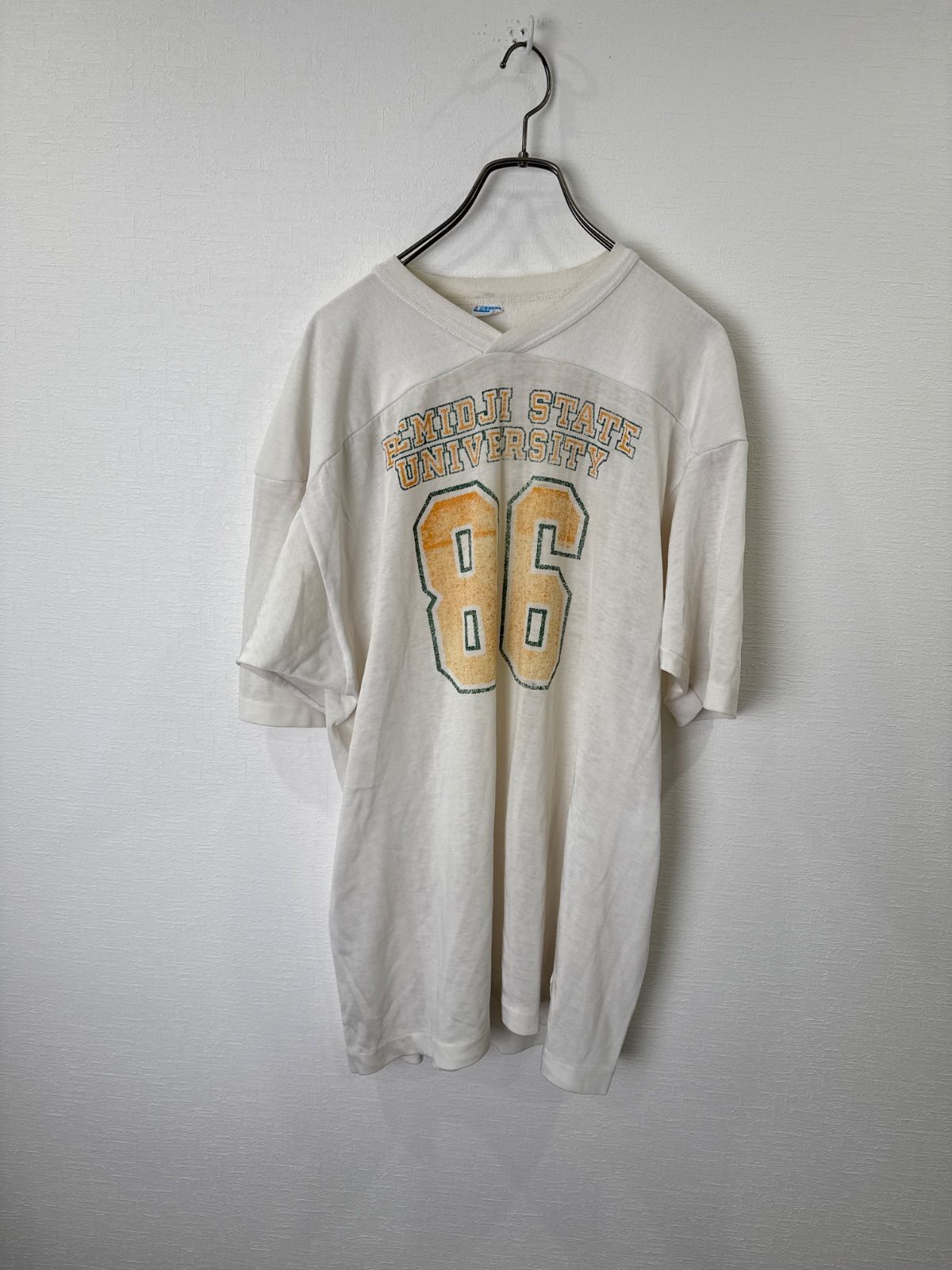 R00438｜Champion｜チャンピオン｜フットボールTシャツ｜ホワイト