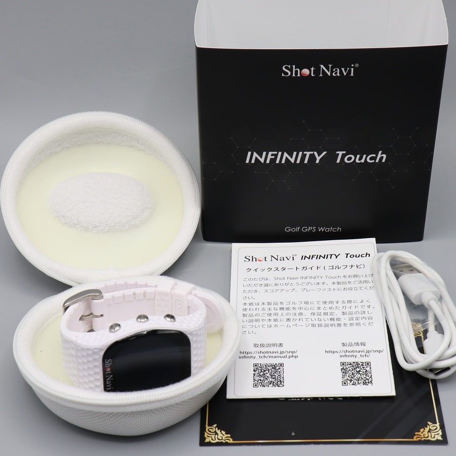 Shot Navi Infinity 白 美品Shot Navi INFINITY Touch ホワイト 腕時計 Shot Navi Infinity 白 美品Shot Navi INFINITY Touch ホワイト 腕時計