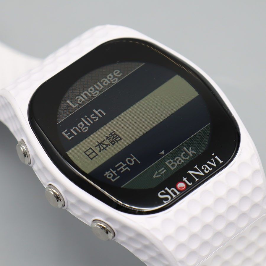 値下げ】Shot Navi INFINITY Touch ホワイト テクタイト Shot Navi
