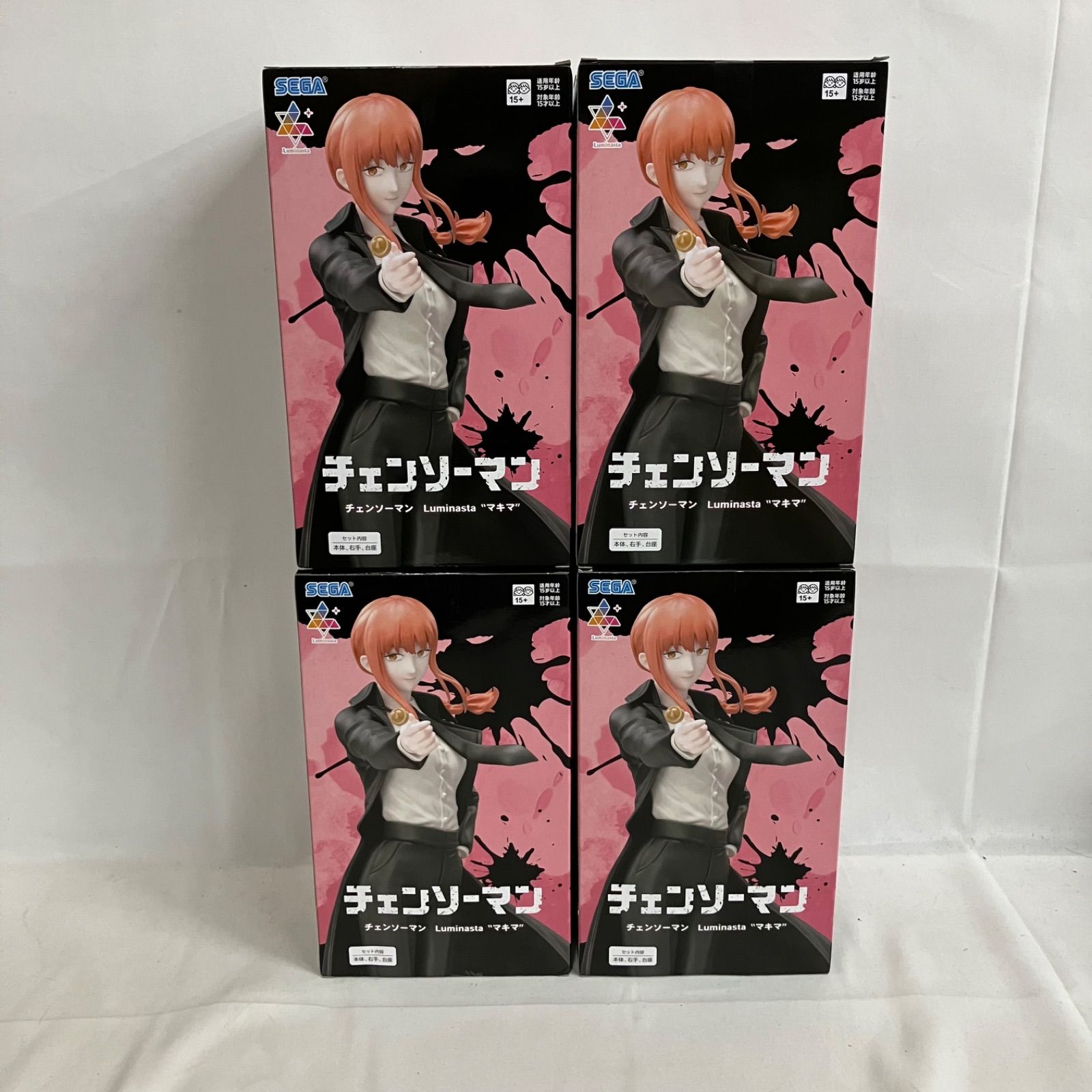未開封 チェンソーマン Luminasta マキマ フィギュア 4個セット SF4517 