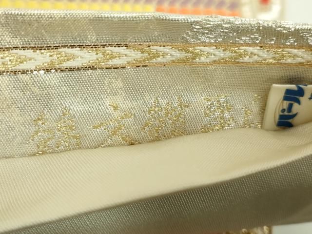 平和屋着物●極上　六通柄　本袋帯　龍村平蔵柄　源平鎧錦　金銀糸　逸品　DZAB5258kh6 平和屋着物○極上 六通柄 本袋帯 龍村平蔵柄 源平鎧錦 金銀糸 逸品