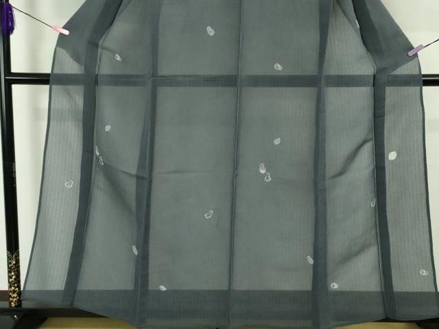 平和屋着物＊極上　夏物　十日町 名門青柳謹製　奇翠工房　訪問着　紗　絞り　瓢箪　ひょうたん　濃い薄花色地　金彩　逸品　DZAB5371kh6 平和屋着物＊極上 夏物 十日町 名門青柳謹製 奇翠工房 訪問着 紗 絞り