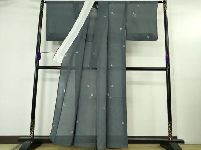 平和屋着物＊極上　夏物　十日町 名門青柳謹製　奇翠工房　訪問着　紗　絞り　瓢箪　ひょうたん　濃い薄花色地　金彩　逸品　DZAB5371kh6 平和屋着物＊極上 夏物 十日町 名門青柳謹製 奇翠工房 訪問着 紗 絞り
