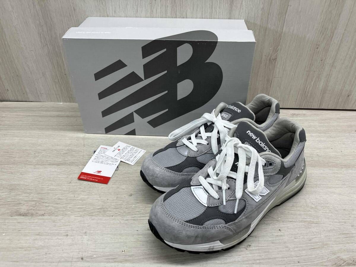 通年 New Balance ニューバランス スニーカー U992GY グレー 26cm-送料無料