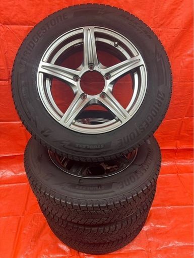 ブリヂストン DM-V3 175/80R16 スタッドレス 2021年製 6分山 アルミ 