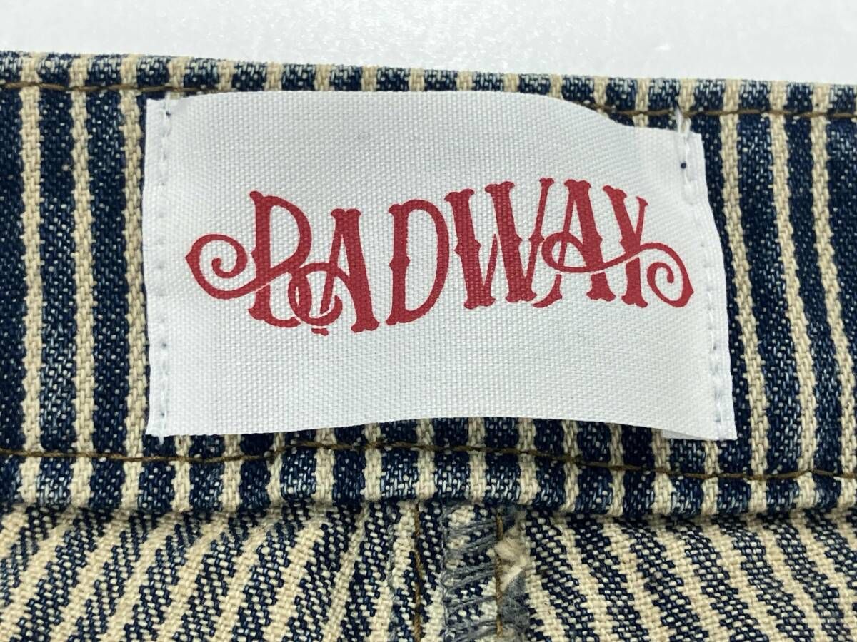 BADWAY バッドウェイ Hickory painter wide pants ヒッコリー 