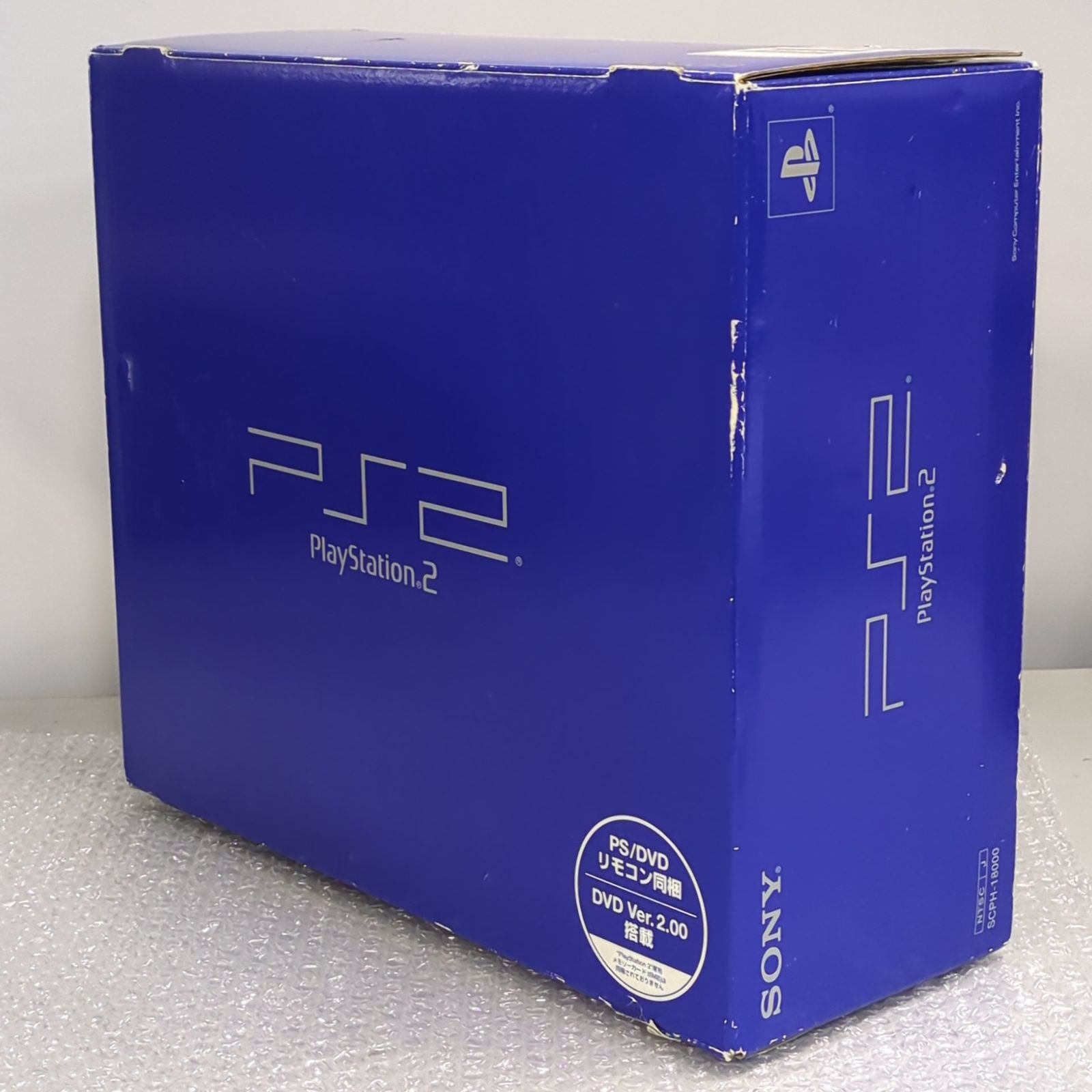 D38930】（現状品）PS2 本体 SCPH-18000 箱 付属品 リモコン セット 