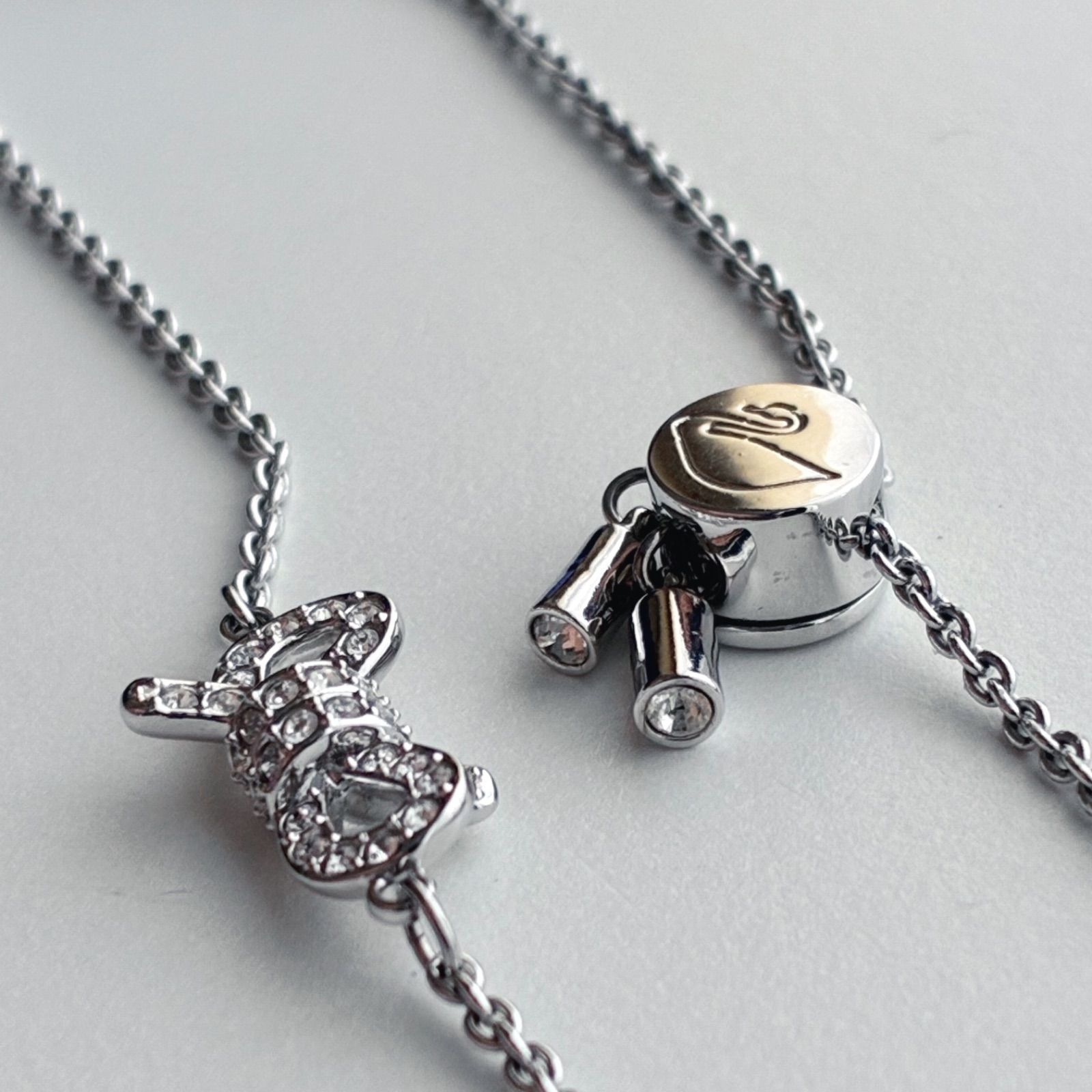 箱付き】 SWAROVSKI スワロフスキー Lifelong Bow ブレスレット リボン 