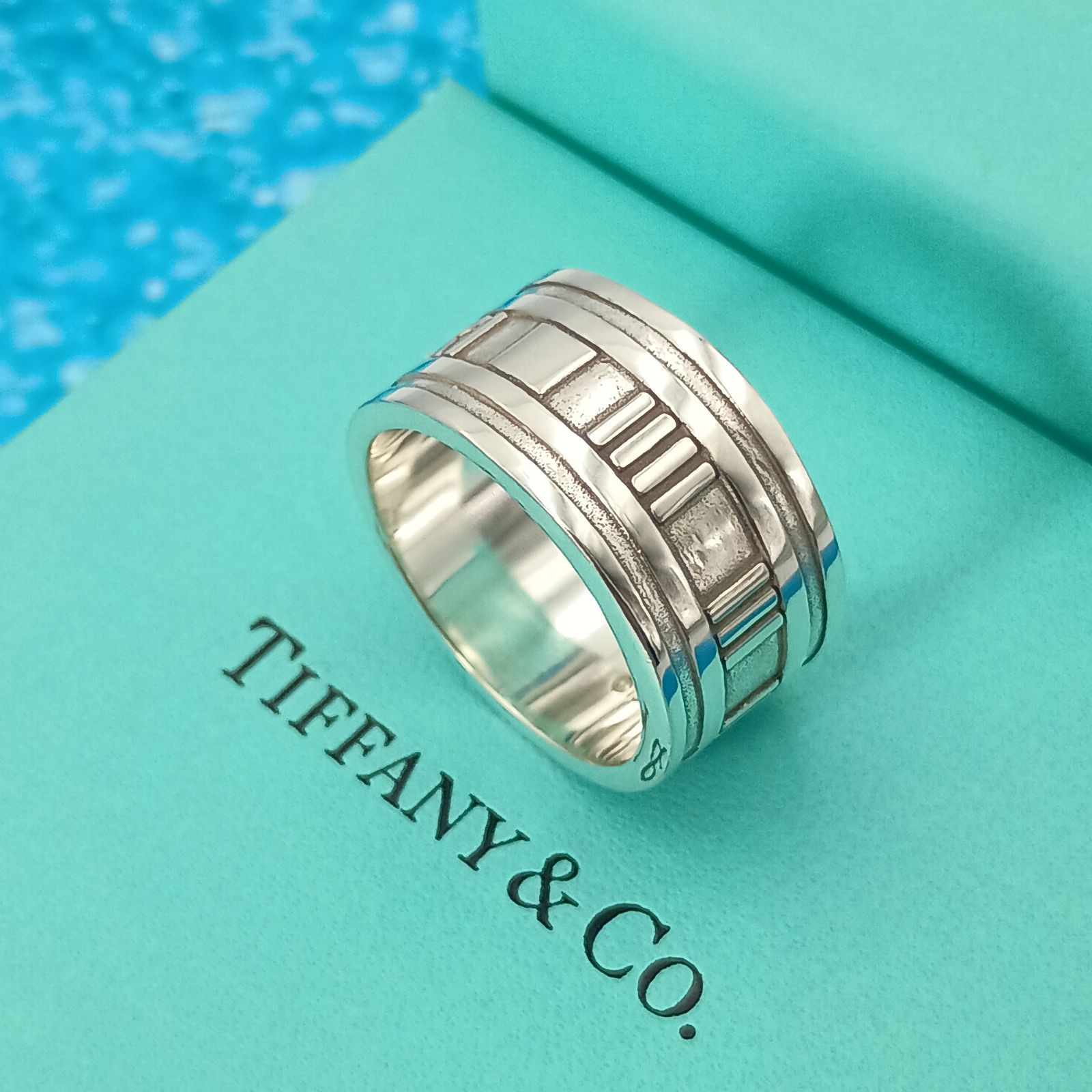 TIFFANY&Co. ティファニー 20号 ワイド アトラス リング メンズ 指輪
