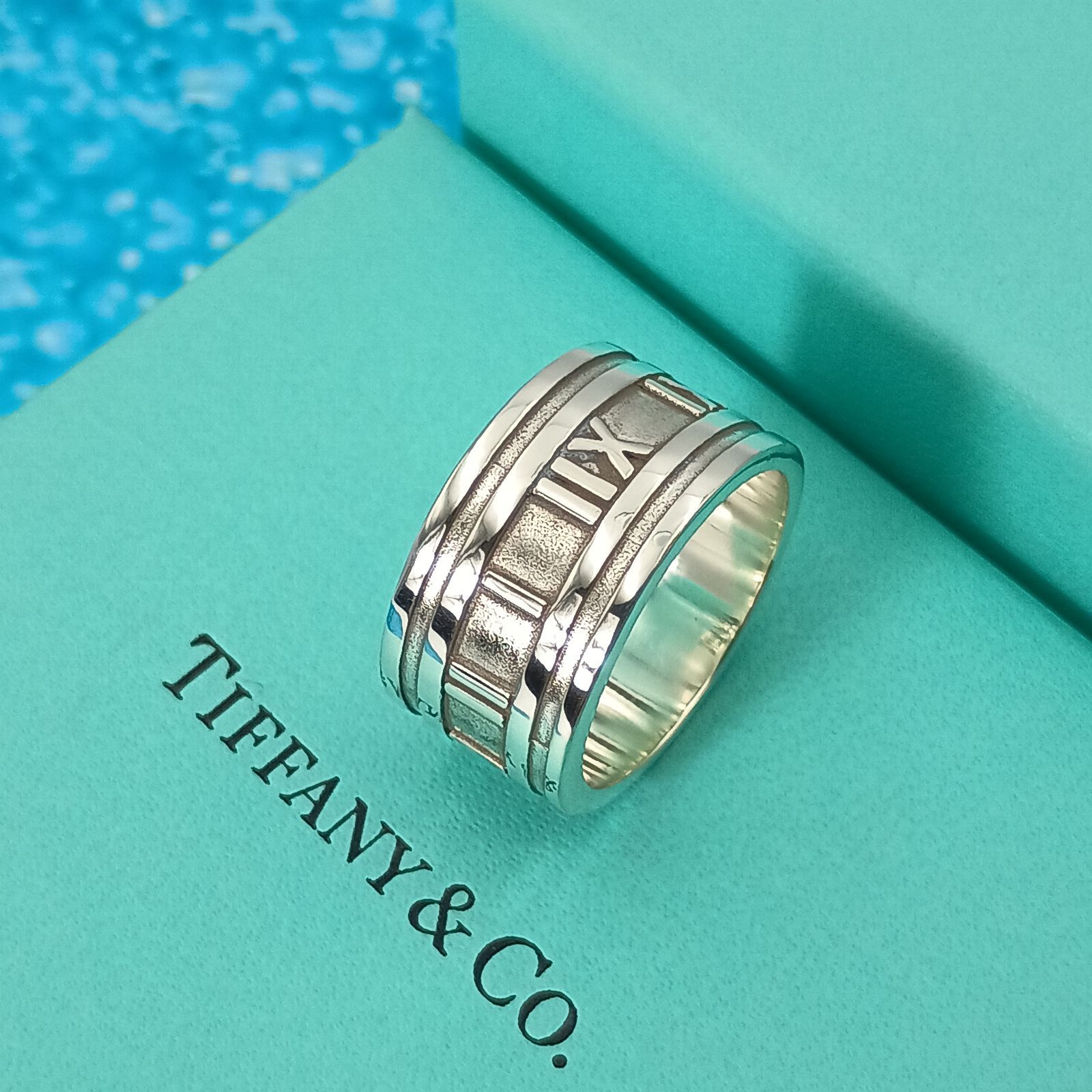 TIFFANY&Co. ティファニー 20号 ワイド アトラス リング メンズ 指輪