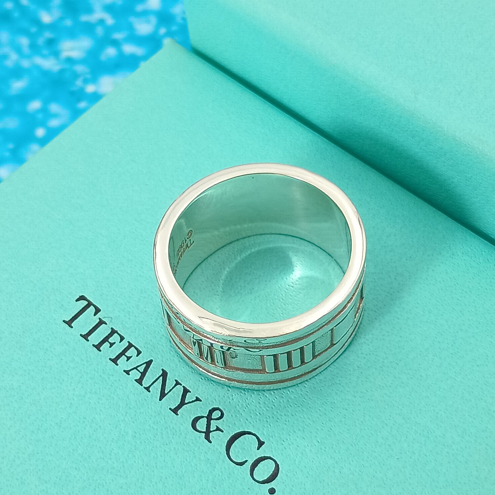 TIFFANY&Co. ティファニー 20号 ワイド アトラス リング メンズ 指輪
