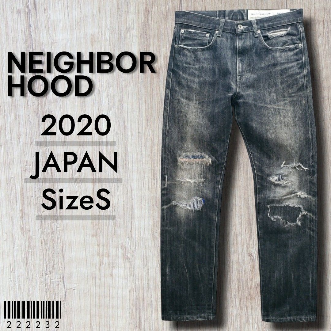 美品/XL ネイバーフッド DP-NARROW 赤耳セルビッジ ヴィンテージ加工 NEIGHBORHOODネイバーフッド□USED 2020年 日本製 14oz RIGID.DP