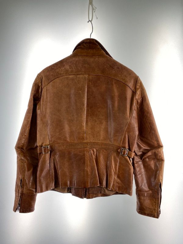 現状渡し品】 SAXONY サクソニー LEATHER JACKET レザージャケット 