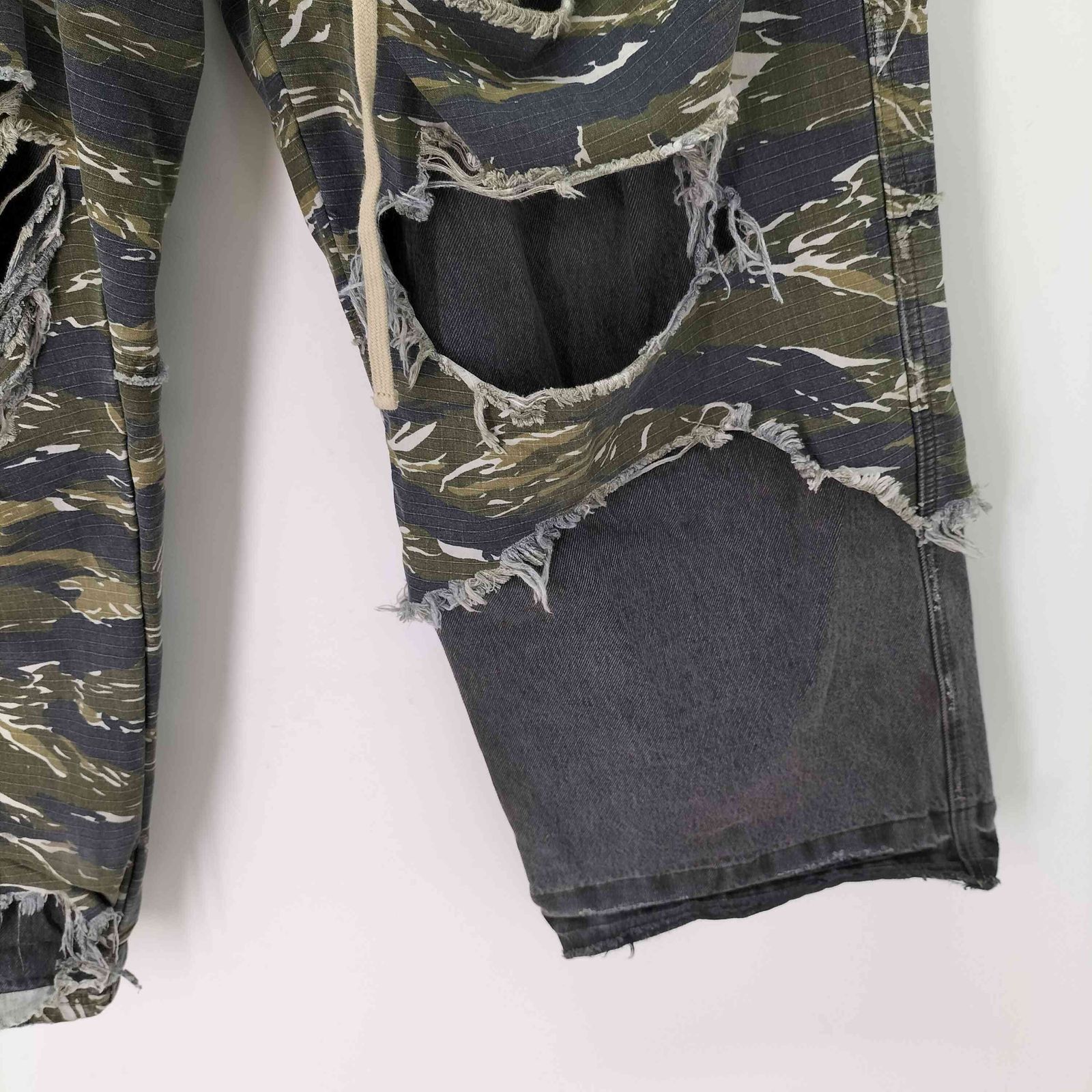 ダンケシェーン Danke Schon LAYER CAMO&DENIM BAGGY PANTS レイヤー 