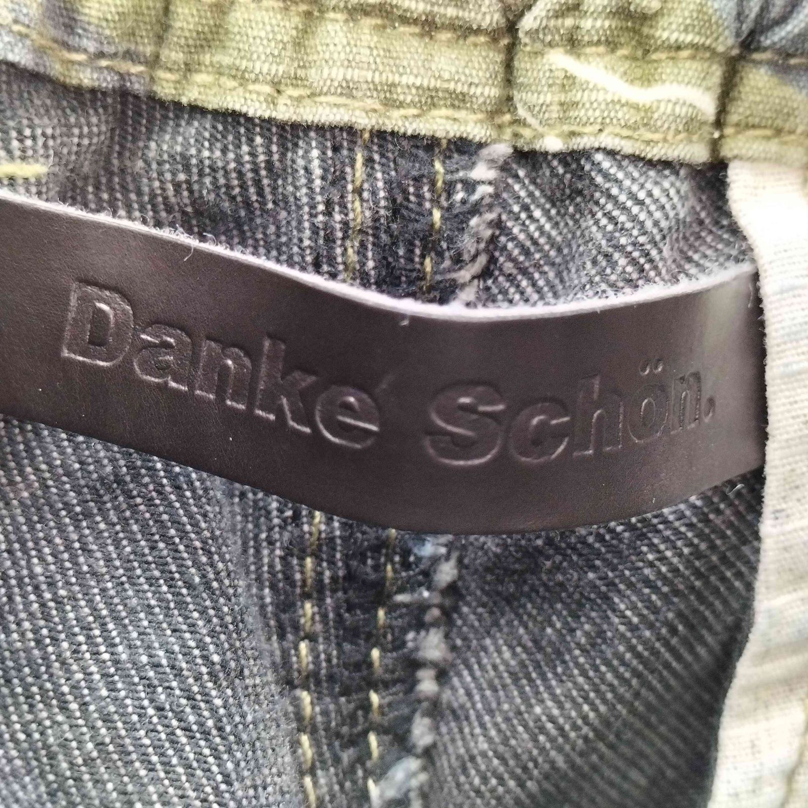 ダンケシェーン Danke Schon LAYER CAMO&DENIM BAGGY PANTS レイヤー 