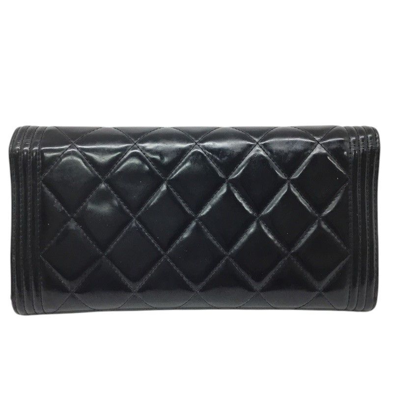 CHANEL エナメル 財布 CHANEL【シャネル】二つ折り長財布 A80286 ロングフラップ エナメル