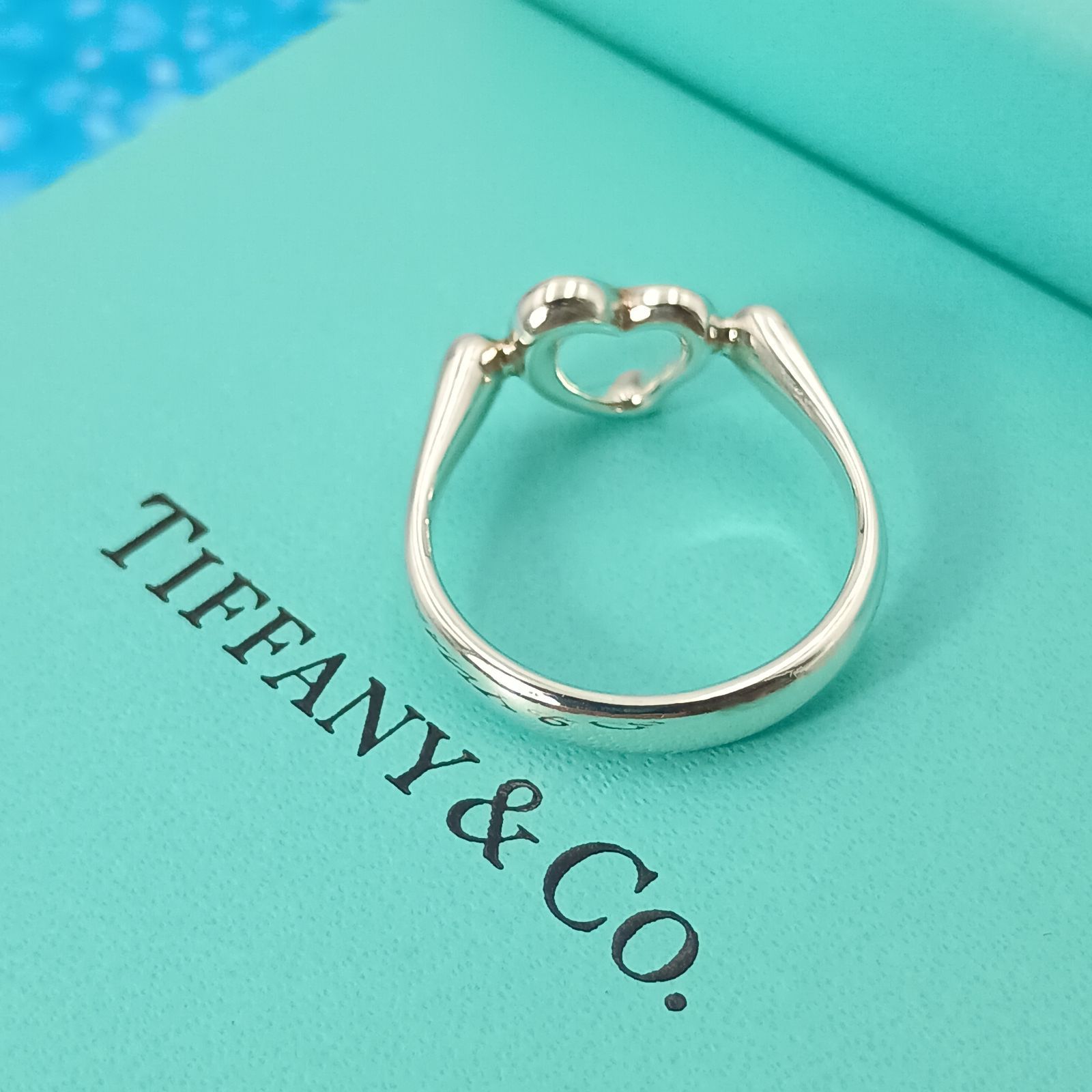 TIFFANY&Co. ティファニー 12号 オープンハート リング 指輪 