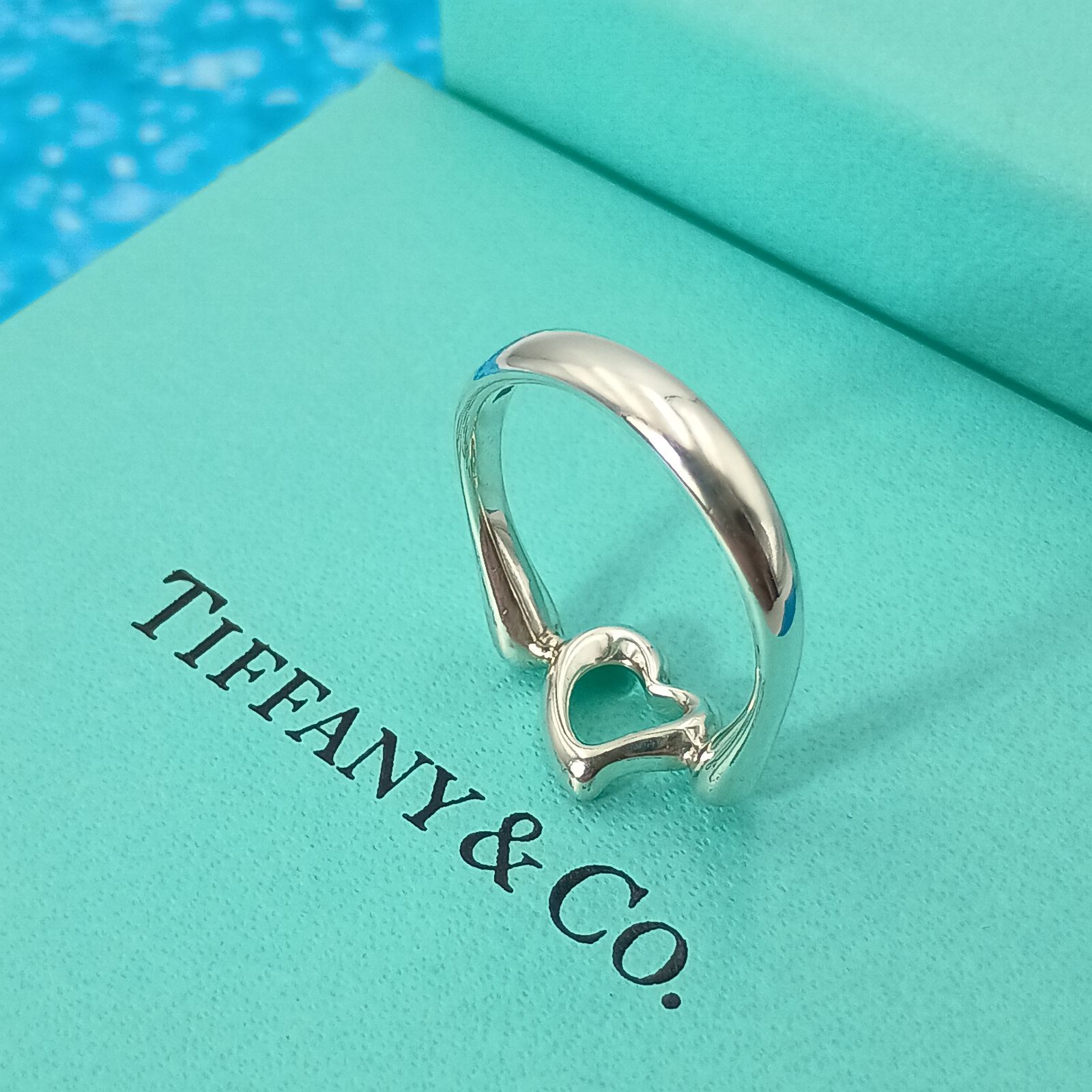 TIFFANY&Co. ティファニー 12号 オープンハート リング 指輪 