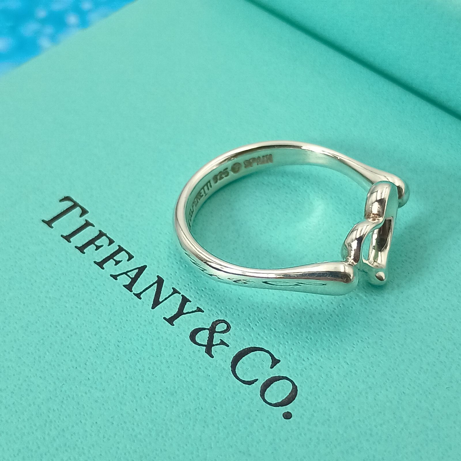 TIFFANY&Co. ティファニー 12号 オープンハート リング 指輪 