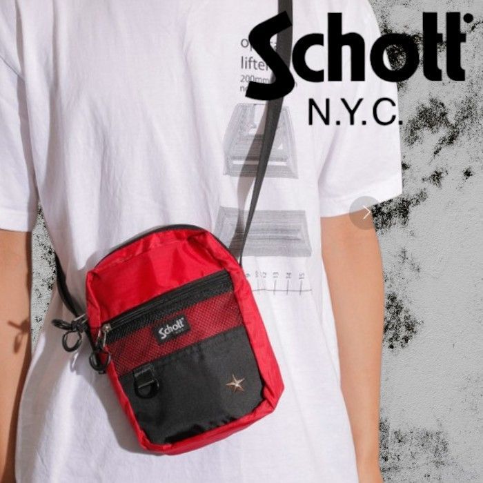 Schott N.Y.C. ショット ワンスター ナイロンスクエア ショルダー