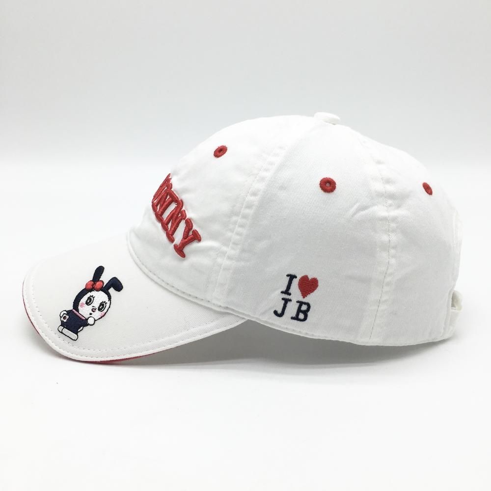 ジャックバニー×ドラえもん キャップ 白×レッド うさ耳ドラミちゃん FR