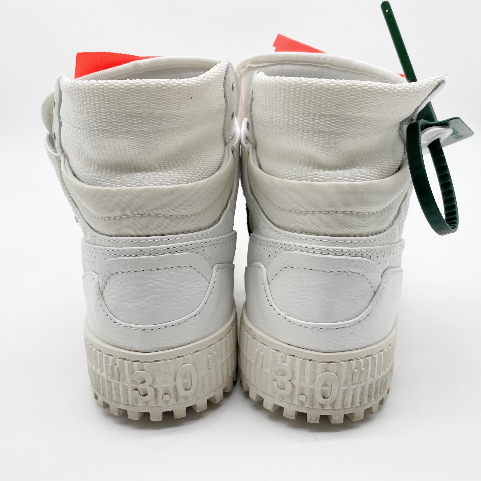 Off-White ハイカットスニーカー 3.0 OFF COURT LEATHER ホワイト 37 