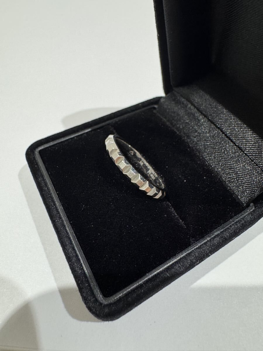 美品】BOUCHERON ブシュロン キャトル クルドパリ スモール Pt950 56