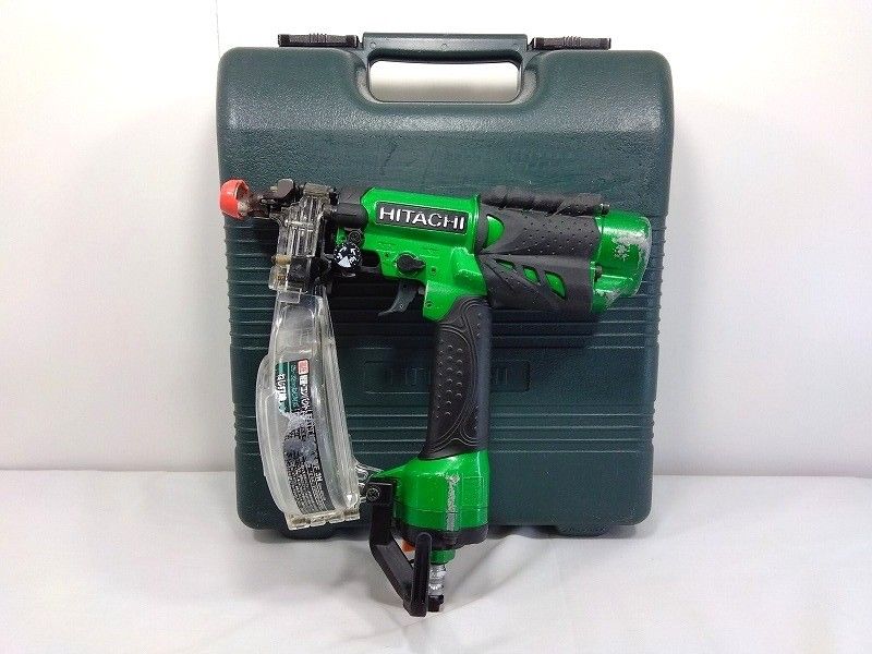 26g-360k【中古】HITACHI 日立 高圧ねじ打機 WF3H 32mm ケース付 
