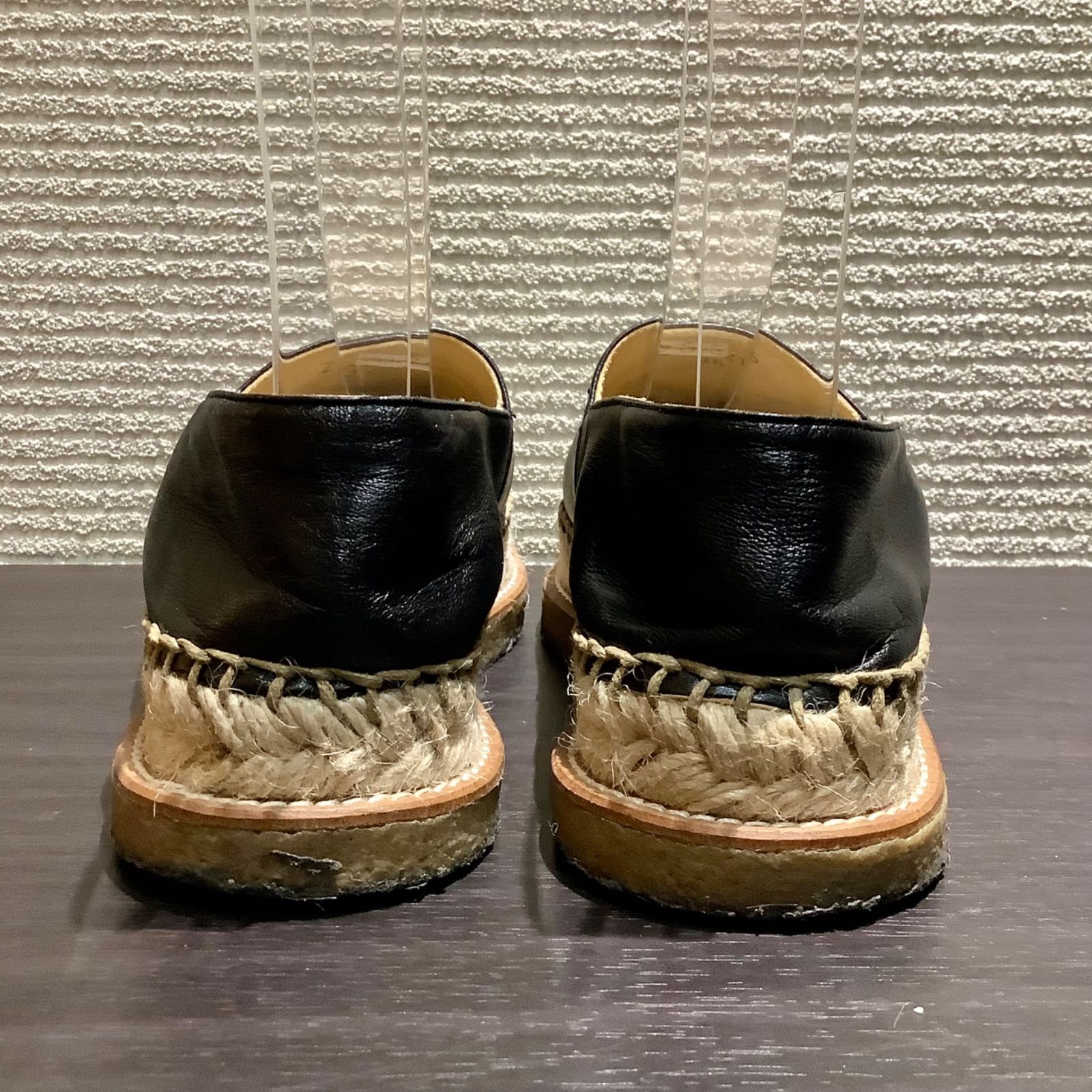 シャネル CHANEL ココマーク レザー エスパドリーユ スリッポン