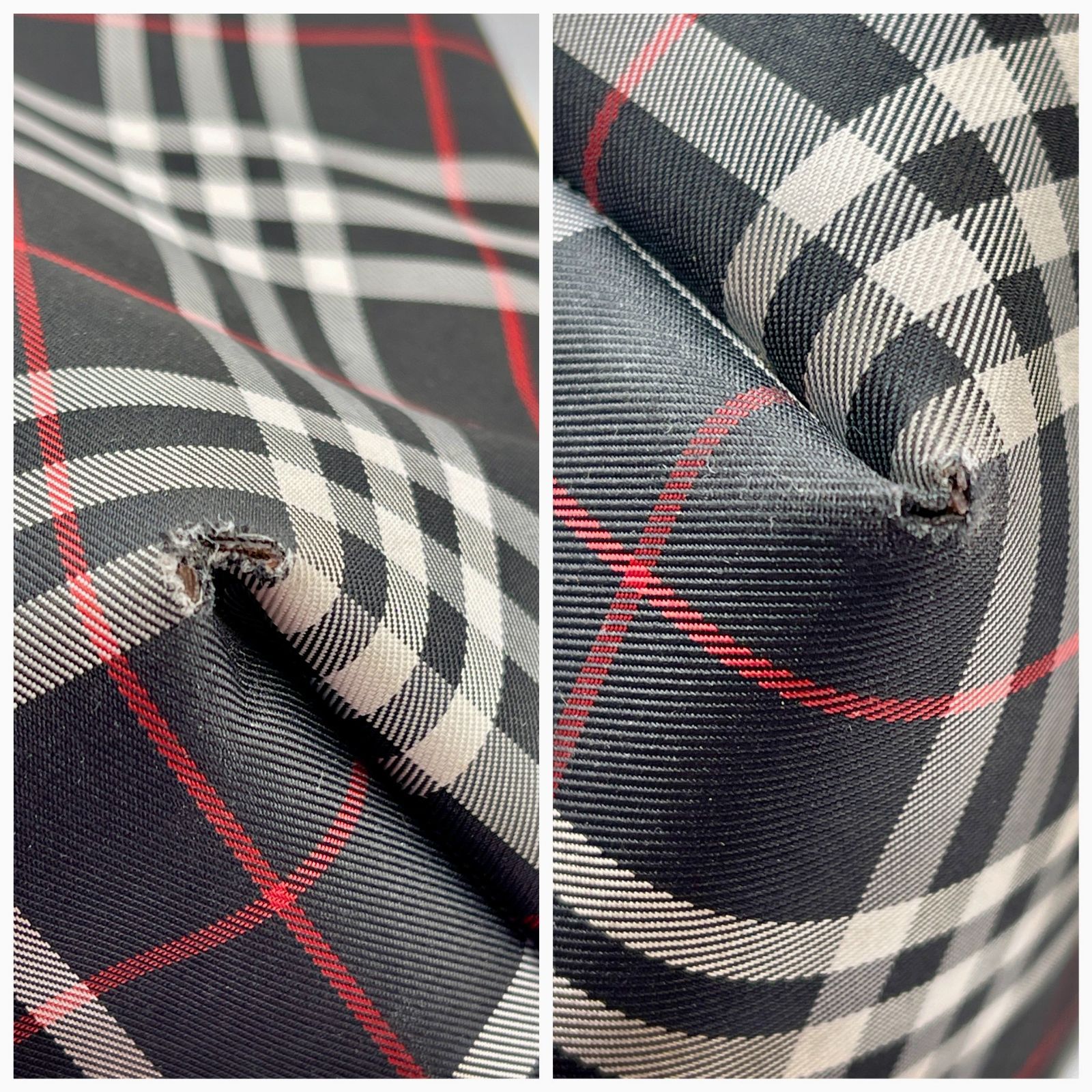 ③ BURBERRY トートバッグ ノバチェック柄 イタリア製 バーバリー