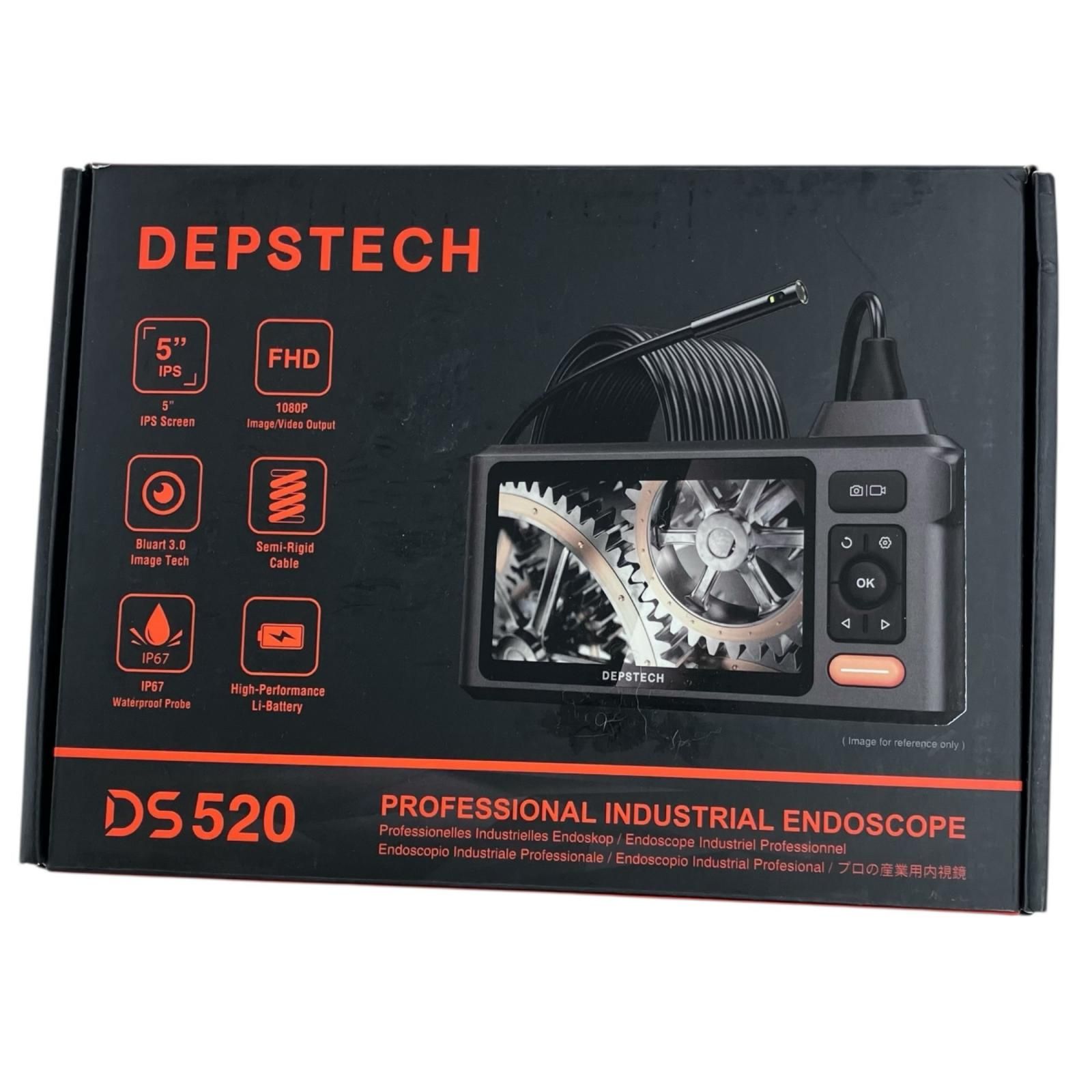 186001 現状品 DEPSTECH 内視鏡 ファイバースコープ DS520 ブラック