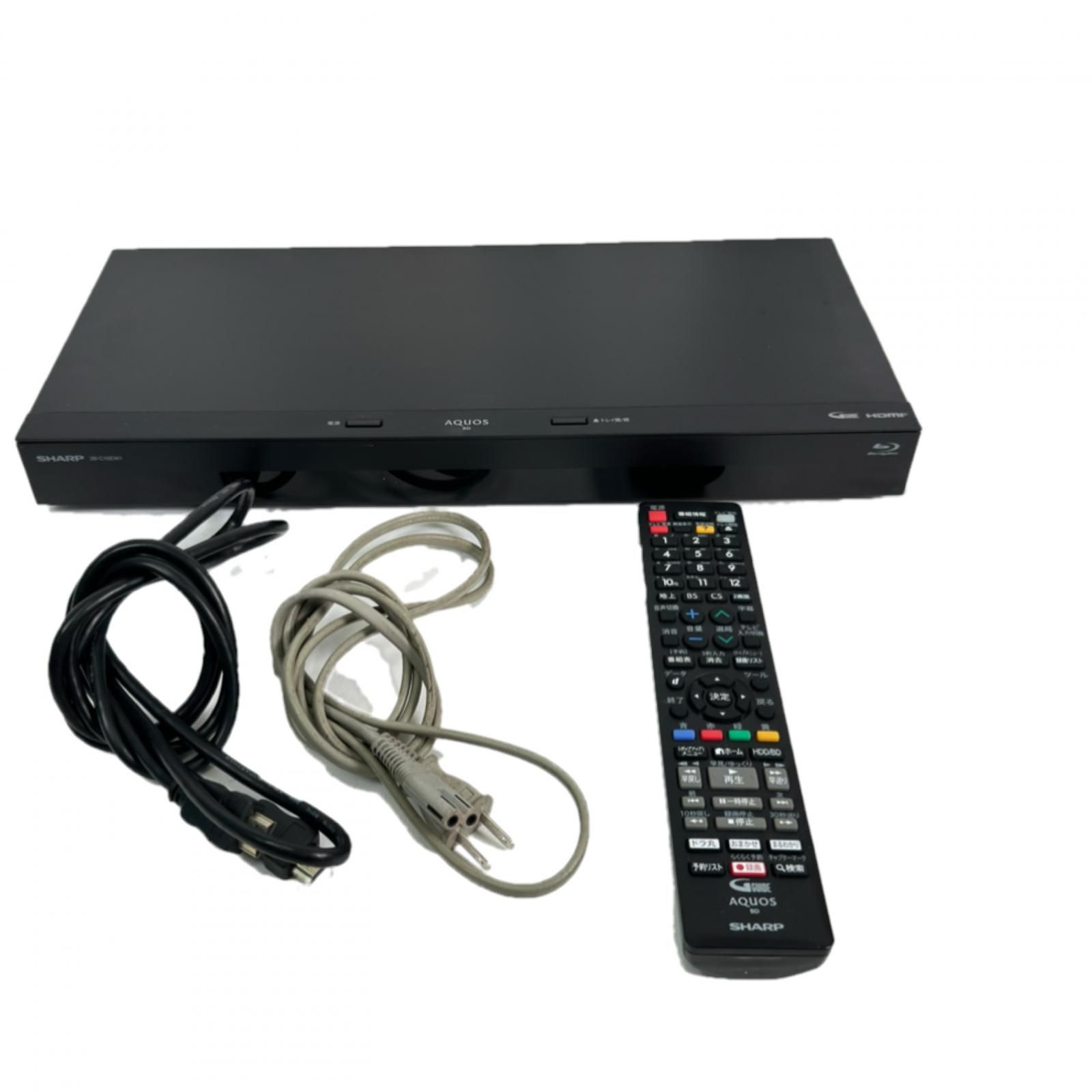 通電可 SHARP シャープ 2B-C10EW1 ブルーレイ ディスクレコーダー 