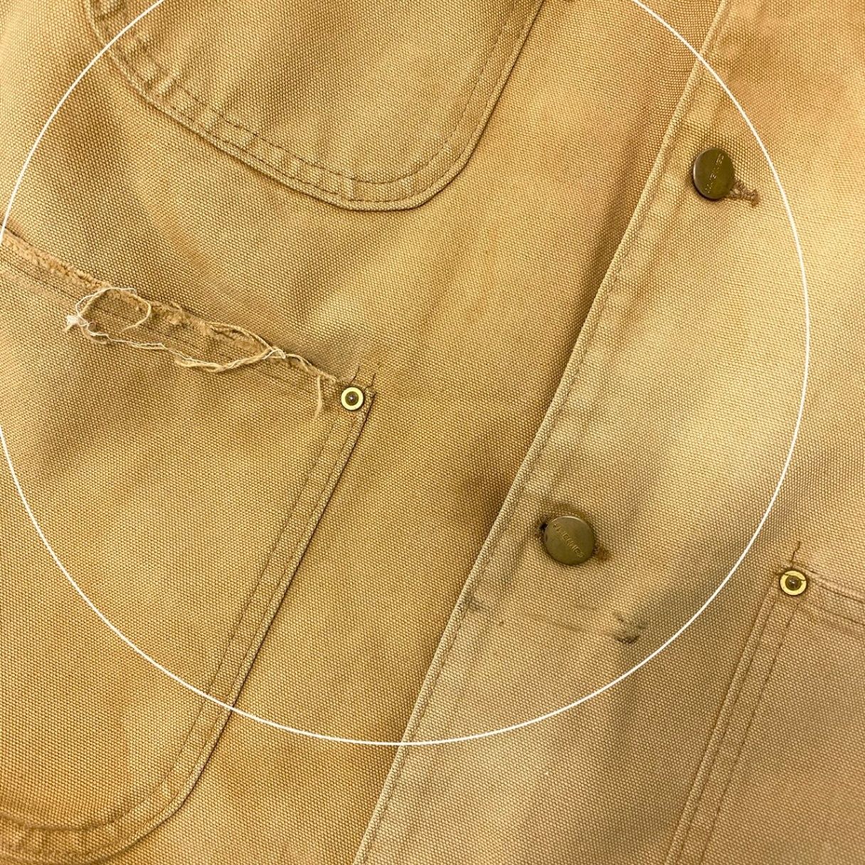 5d10 Carhartt カーハート ミシガンチョアコート ダックジャケット サイズL～XL相当 茶系 Vintage ヴィンテージt18r 5d10 Carhartt カーハート ミシガンチョアコート ダックジャケット