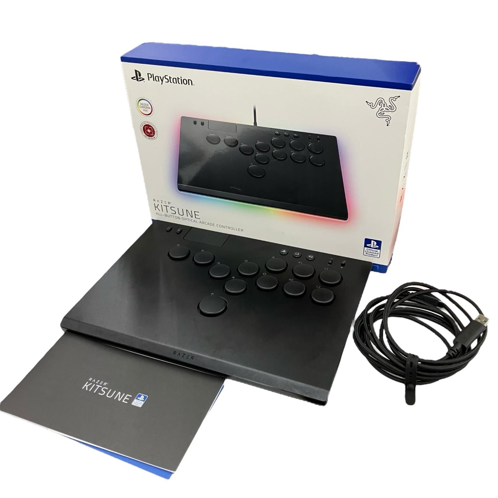 186000 動作未確認 Razer レバーレスアーケードコントローラー KITSUNE