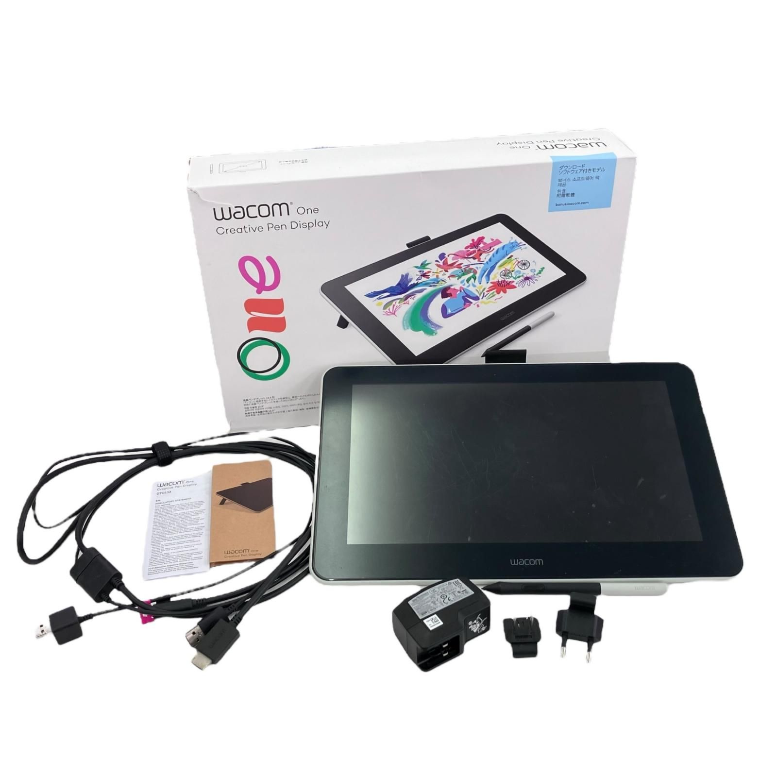 186000 現状品 Wacom ワコム One Creative Pen Display ペンタブレット 