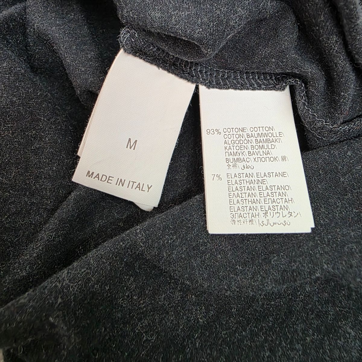 Brunello Cucinelli ブルネロクチネリ モニーレ　装飾 袖折り返し コットン カットソー 半袖Ｔシャツ M コットン ポリウレタン グレー  レディース【中古】 Brunello Cucinelli ブルネロクチネリ モニーレ 装飾 袖折り返し