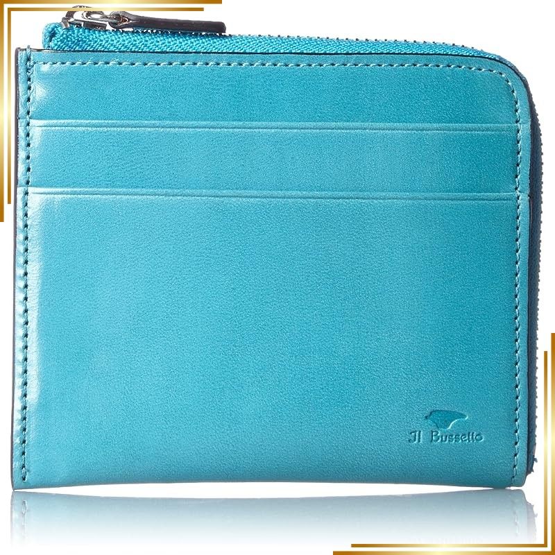 【新品】 [イルブセット] Il Bussetto L字ファスナー財布 7815166 LBLU (ライトブルー) 1