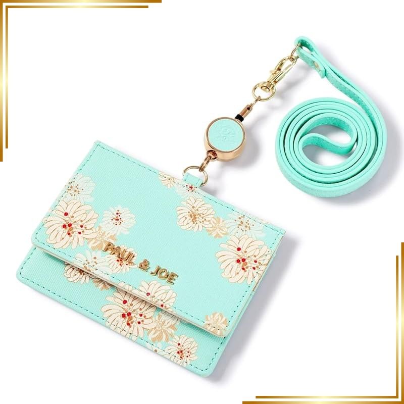 【新品】 [Paul & Joe] [ポールアンドジョーアクセソワ] ACCESSOIRES IDカードホルダー ブランドショッパー付き ギフト包装 PJA-W737A 当社限定 別注モデル パスケース 定期入れ ブルー 0