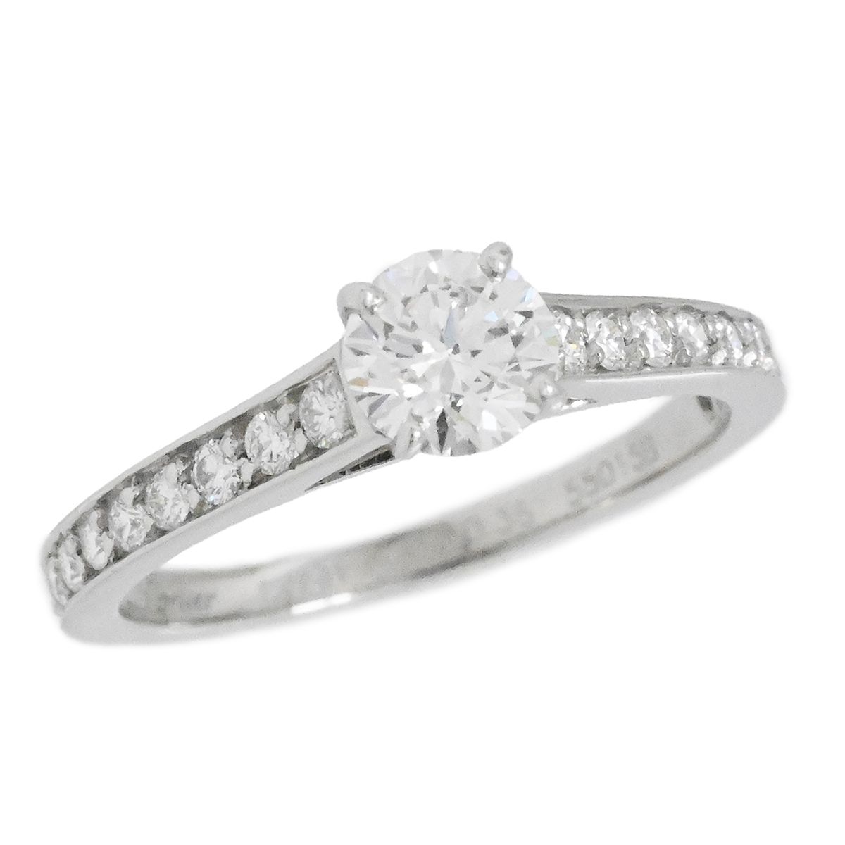 カルティエ CARTIER Pt950 プラチナ 1895 ソリテール ダイヤ0.36ct 