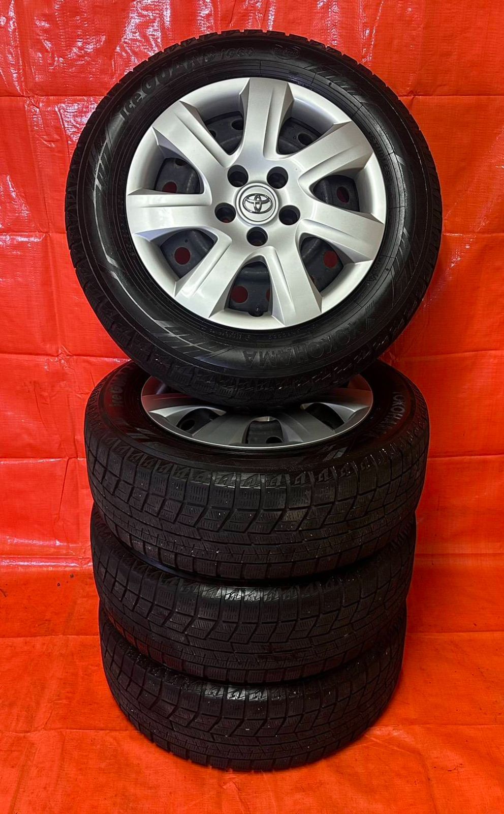 再出品 スタッドレスホイールセット 165/50R16 ヨコハマIG60 再出品 スタッドレスホイールセット 165/50R16 ヨコハマIG60