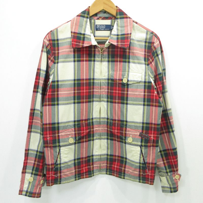 三重本店】 中古 RALPH LAUREN | ラルフローレン チェック ジップ 