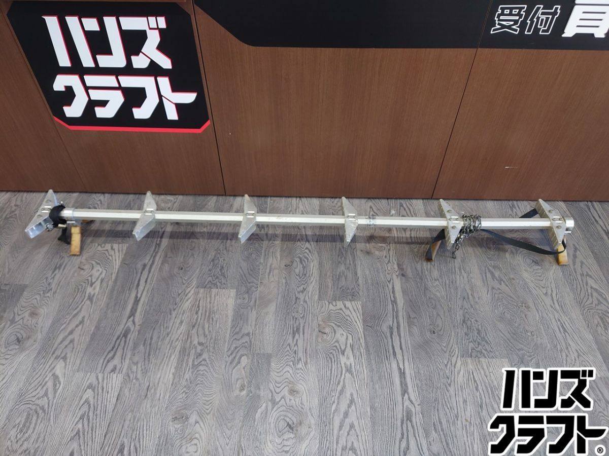 ▲配送不可【引取限定】西山商会 ワンタッチラダー 木登り梯子 2.0ｍ【ハンズクラフト飯塚店】【中古】