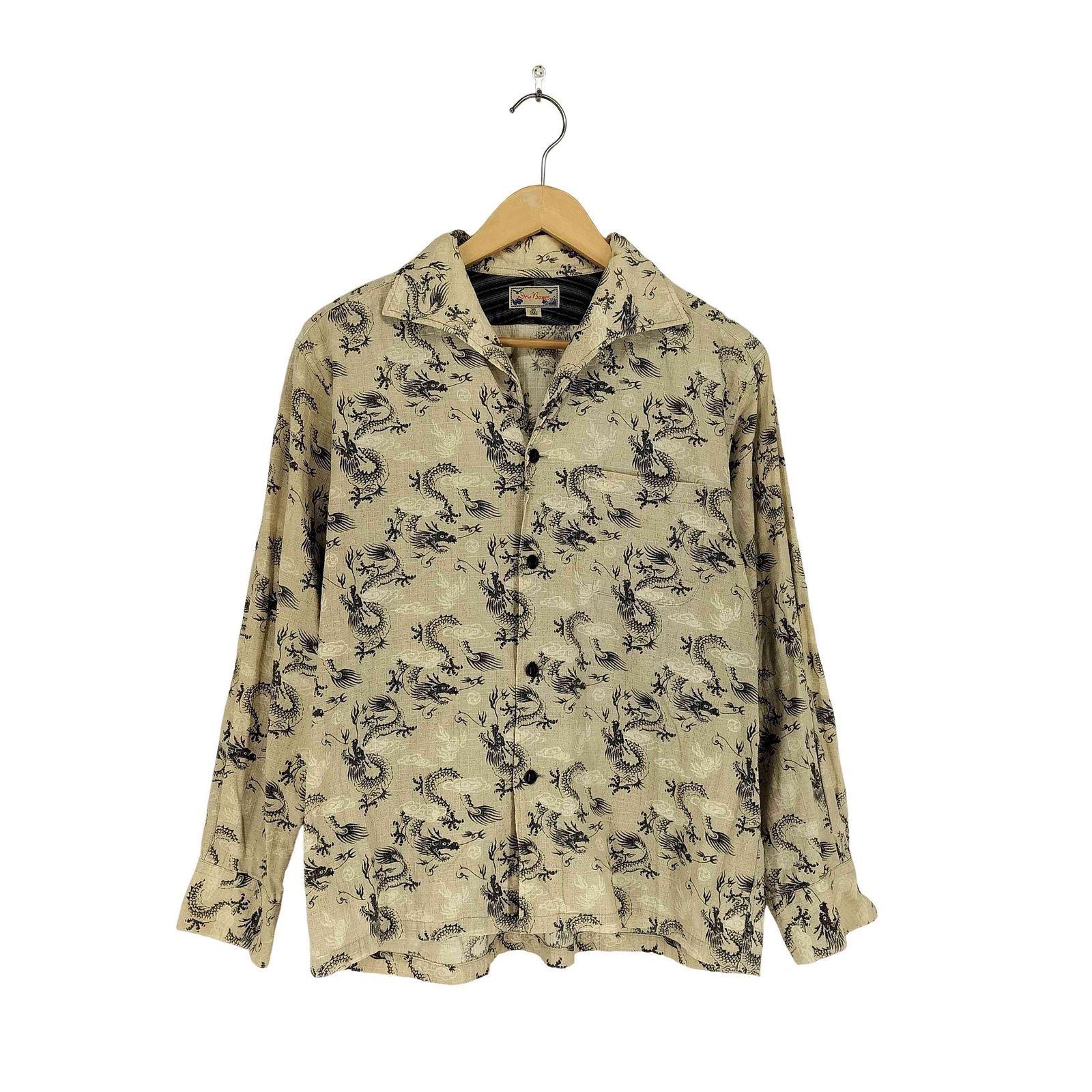 ドライボーンズ Dry Bones Japanese pattern 和柄 龍 ロングスリーブ 