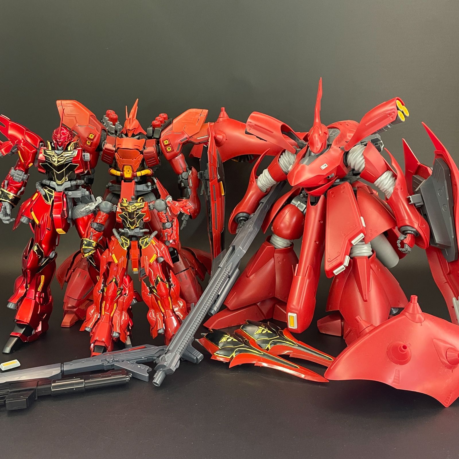 ア*ア様 【ジャンク】RE ナイチンゲール MG サザビー シナンジュ セット ガンプラ【未検品/ジャンク、パーツ取り品、欠品、キズ、ほこり、破損