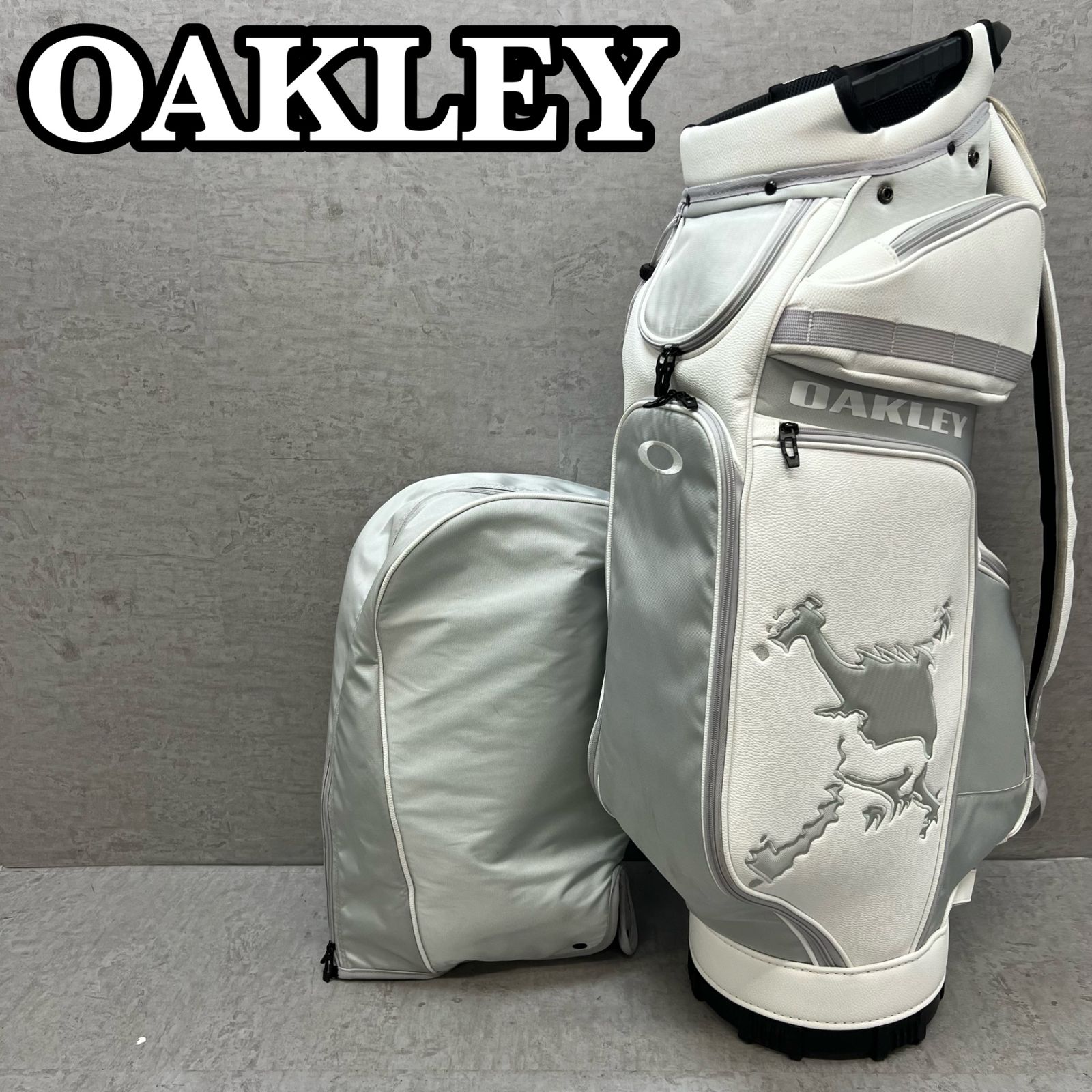 OAKLEY ゴルフバッグ・キャディバッグ ホワイト