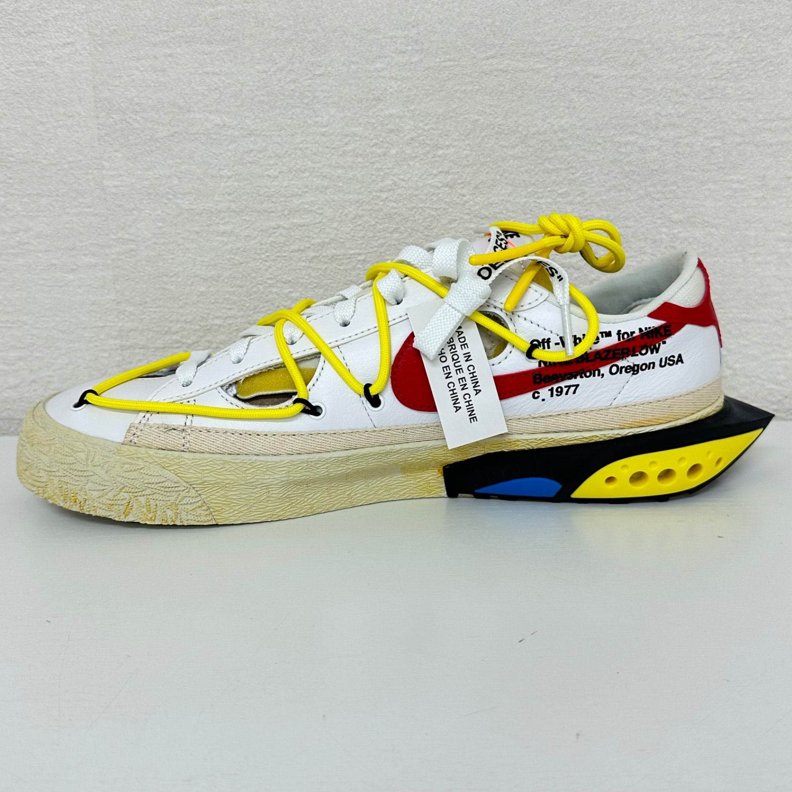 28㎝ Off-White × Nike Blazer Low オフホワイト × ナイキ ブレーザー