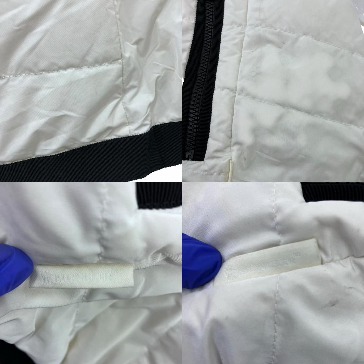 186005 現状品 MONCLER モンクレール MONCLER ニット×ダウンジャケット